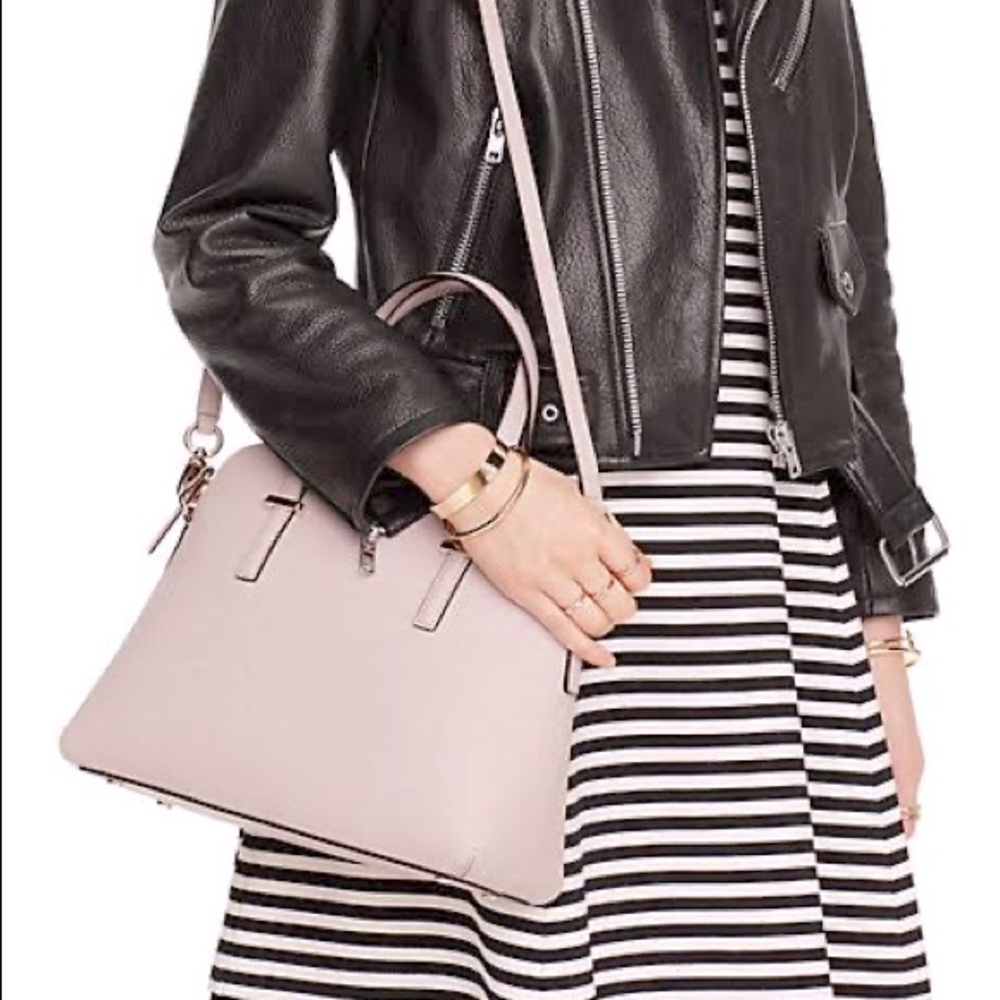 Kate Spade pink satchel (like new)